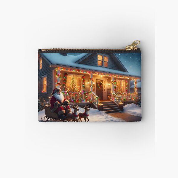 Item preview, Nostalgic Christmas House at Night designed and sold by Sybille-Yates.