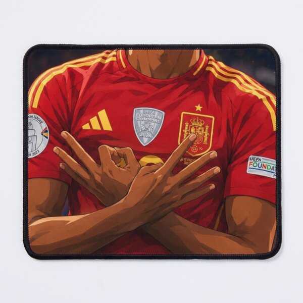Item preview, Lamine Yamal FC Barcelona Football Star Soccer Prodigy designed and sold by DkSpirit.