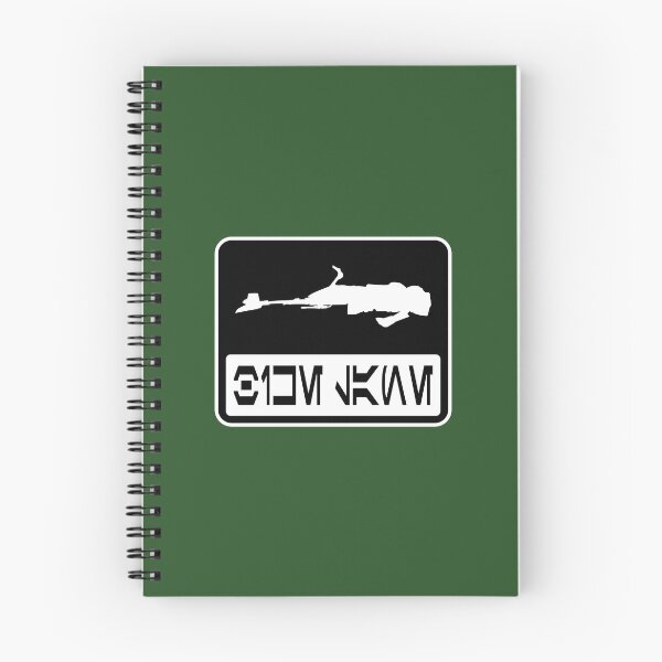 Item preview, Speederbike Lane Sign in Aurebesh designed and sold by Karate Octopus.
