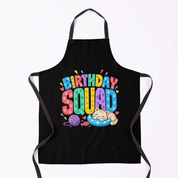 Item preview, Birthday Squad Cat Kitten Kids Pet Cat designed and sold by ShirTomDesigns.