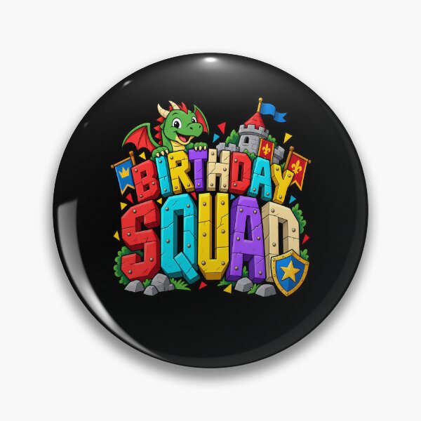 Item preview, Birthday Squad Medieval Knights Kid Dragon designed and sold by ShirTomDesigns.