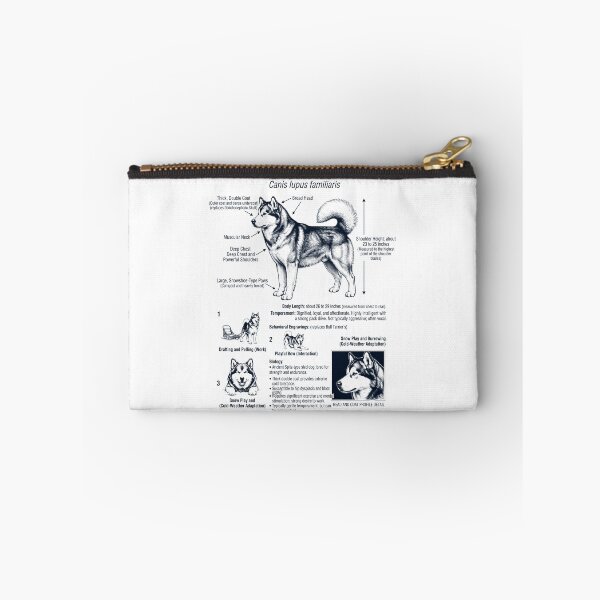 Item preview, Alaskan Malamute Scientific Anatomy Biology Dog Lover designed and sold by dian-rody-crest.
