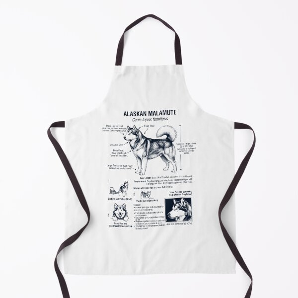 Item preview, Alaskan Malamute Scientific Anatomy Biology Dog Lover designed and sold by dian-rody-crest.