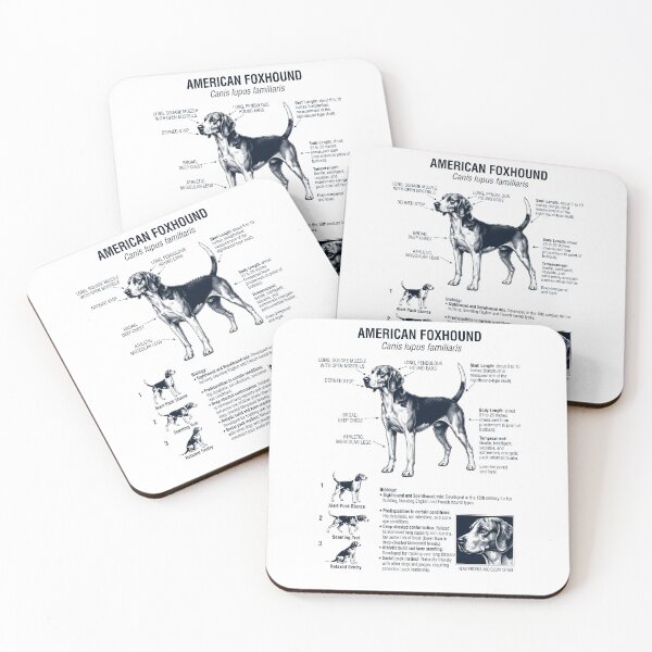 Item preview, American Foxhound Scientific Anatomy Biology Dog Lover designed and sold by dian-rody-crest.