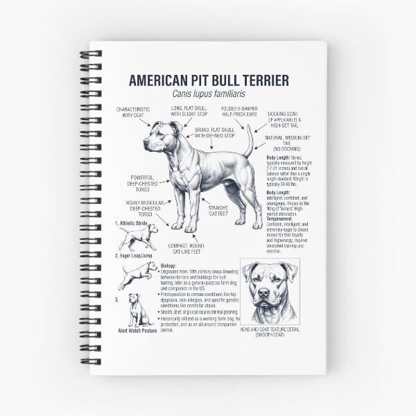 Item preview, American Pit Bull Terrier Scientific Anatomy Biology Dog Lover designed and sold by dian-rody-crest.