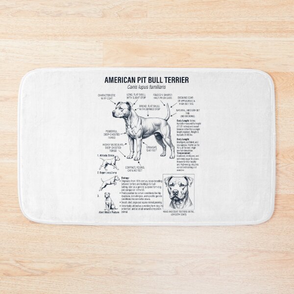 Item preview, American Pit Bull Terrier Scientific Anatomy Biology Dog Lover designed and sold by dian-rody-crest.