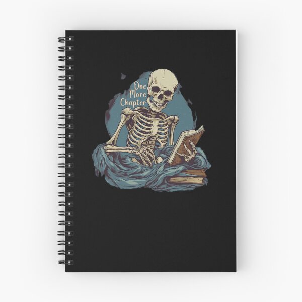 Item preview, Gothic Skeleton Bookworm Reading Hobby Art designed and sold by GerardCormier11.