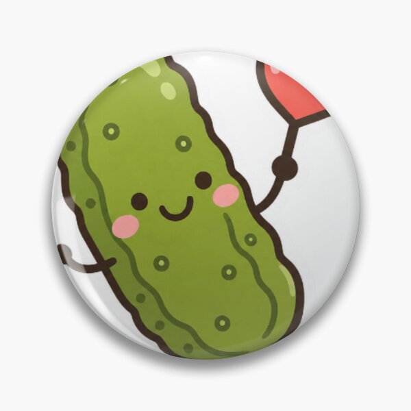 Item preview, Cuddly cucumber with a heart designed and sold by LongIslandDesgn.