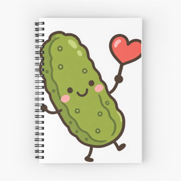 Item preview, Cuddly cucumber with a heart designed and sold by LongIslandDesgn.