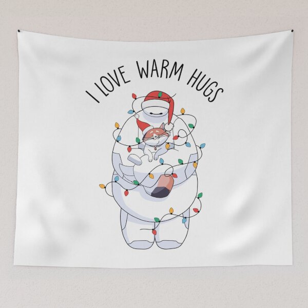 Item preview, Navidad de Big Hero Baymax y Mochi Cat designed and sold by lizethdoyley.