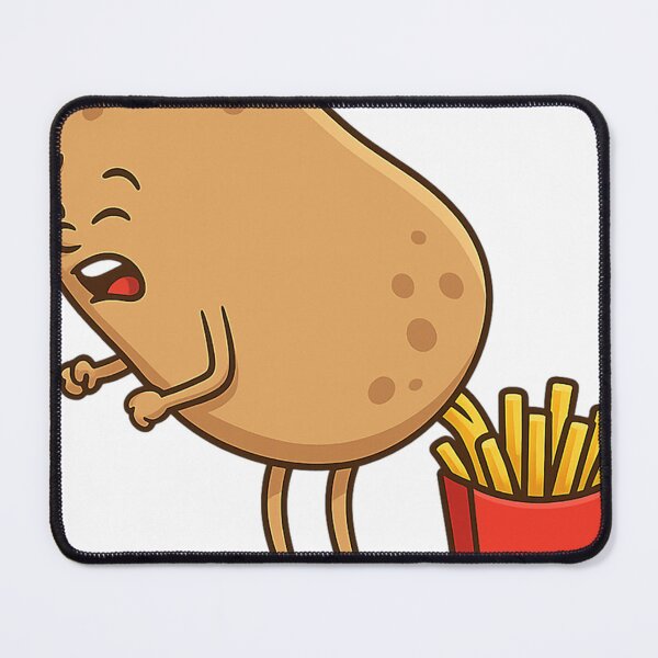 Item preview, Funny Potato Pooping French Fries Cartoon designed and sold by Danielshing.