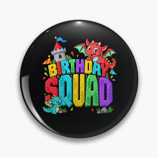 Item preview, Birthday Squad Medieval Knights Dragon Kids designed and sold by ShirTomDesigns.
