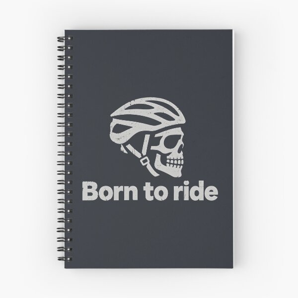 Item preview, Born To Ride Cyclist Skull  designed and sold by CreepyCornerArt.