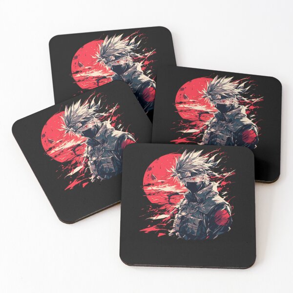 Item preview, Red Moon Anime Ninja Warrior Portrait Art designed and sold by GerardCormier11.