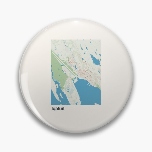 Item preview, Iqaluit Minimalistic Map Art designed and sold by MapsNerd.