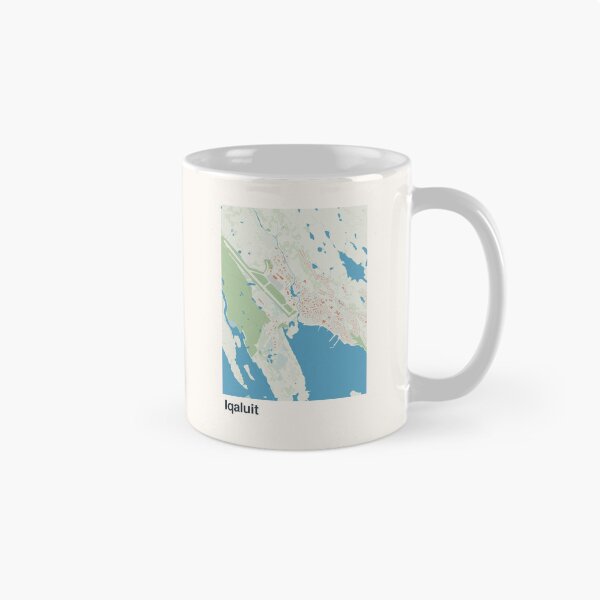 Item preview, Iqaluit Minimalistic Map Art designed and sold by MapsNerd.