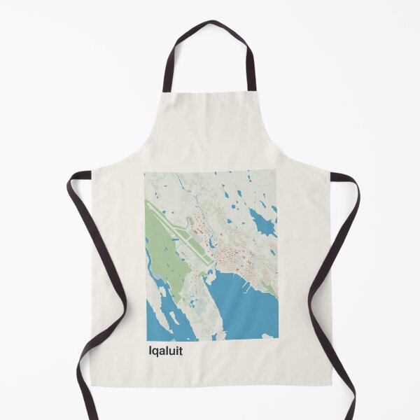 Item preview, Iqaluit Minimalistic Map Art designed and sold by MapsNerd.