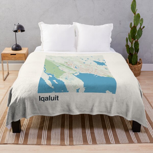 Item preview, Iqaluit Minimalistic Map Art designed and sold by MapsNerd.