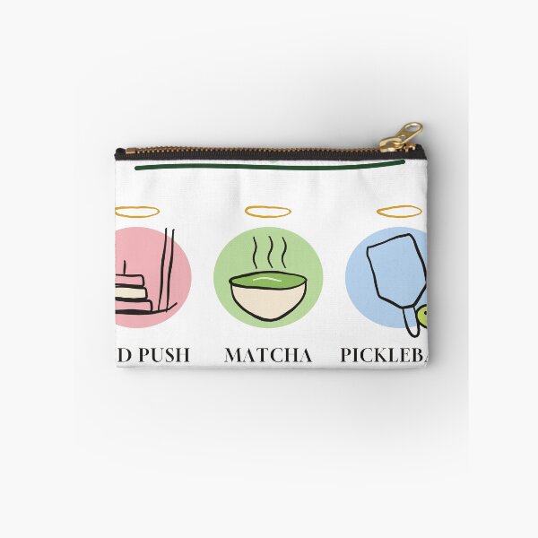 Item preview, The Holy Trinity Matcha Pickleball Sled Push Funny designed and sold by somebasic.