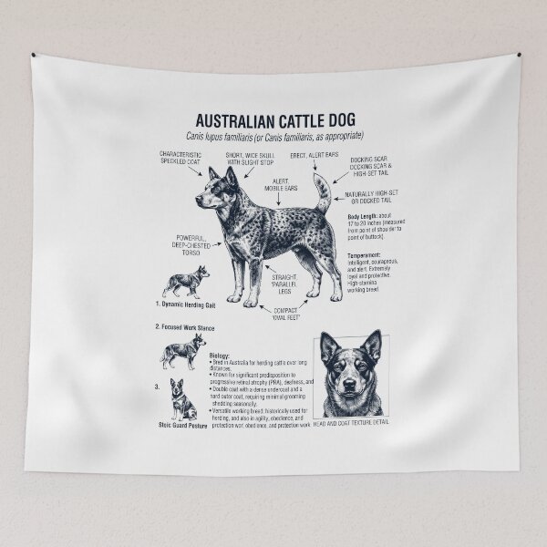 Artikelvorschau, Australischer Cattle Dog: Wissenschaftliche Anatomie, Biologie, Hundeliebhaber entworfen und verkauft von dian-rody-crest.