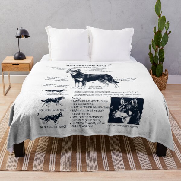 Item preview, Australian Kelpie Scientific Anatomy Biology Dog Lover designed and sold by dian-rody-crest.