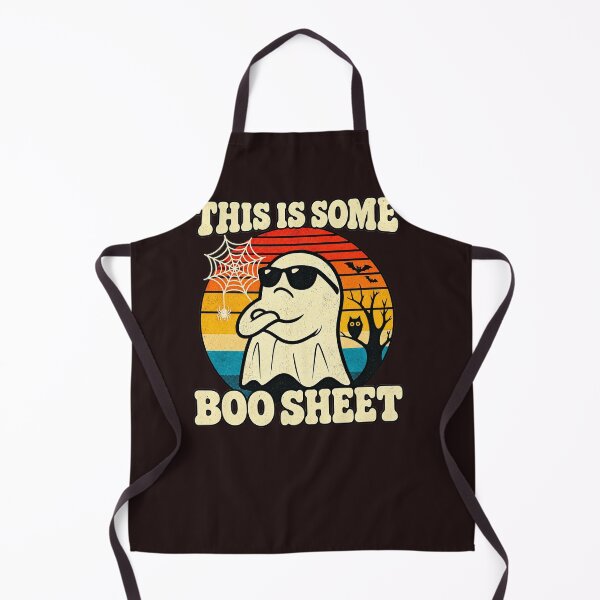 Item preview, This Is Some Boo Sheet Funny Ghost Sunglasses Retro Sunset designed and sold by CozyCubs-Art.
