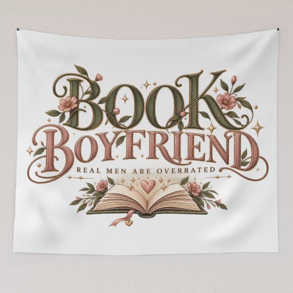 Artikelvorschau, Book Boyfriend – Real Men Are Overrated entworfen und verkauft von BerlyArts.
