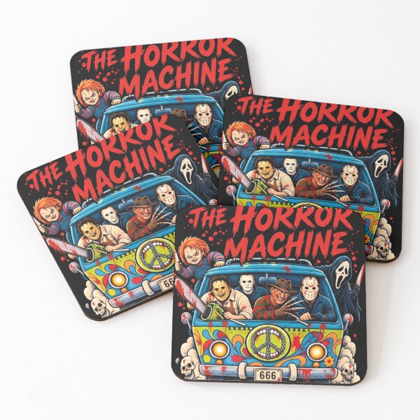 Item preview, The Horror Machine Halloween Squad Retro Vintage designed and sold by NilsMitchell.