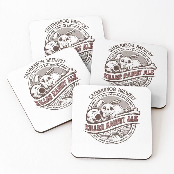Item preview, Distressed Gothic Brewery Killer Rabbit Ale Label designed and sold by GerardCormier11.