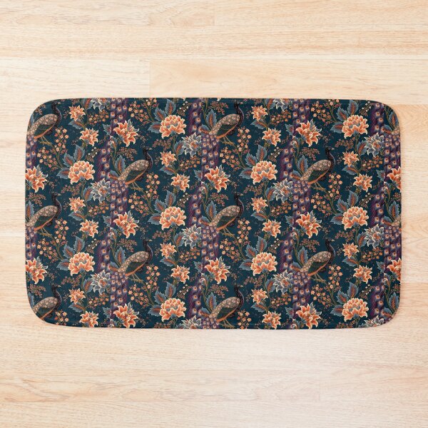 Item preview, Indonesian Batik Peacock and Flower Illustration Socks, Bags, and Blanket  designed and sold by sunset-capturer.