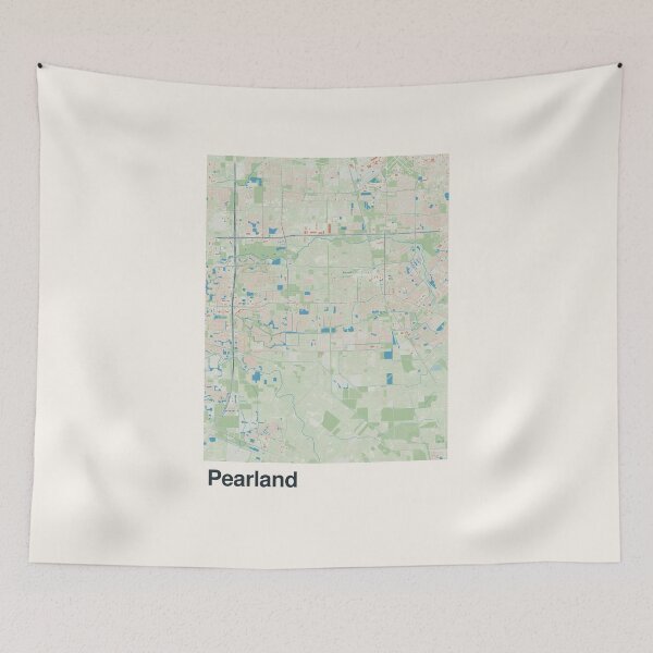 Item preview, Pearland Minimalistic Map Art designed and sold by MapsNerd.