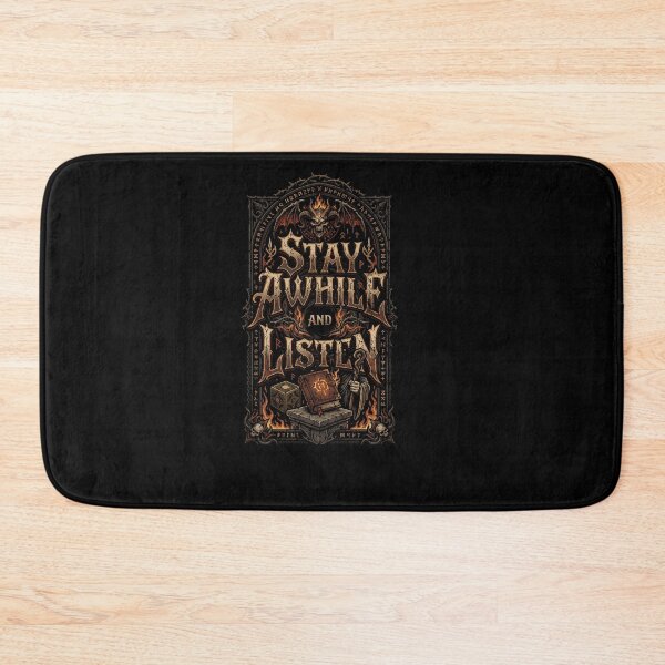 Item preview, Diablo Stay Awhile and Listen Classic  designed and sold by LynnGablestore.