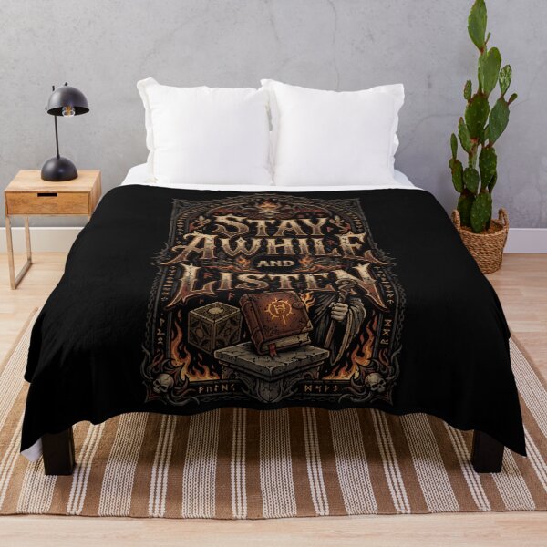 Aperçu de l'œuvre Diablo Restez un moment et écoutez Classic créée et vendue par LynnGablestore.