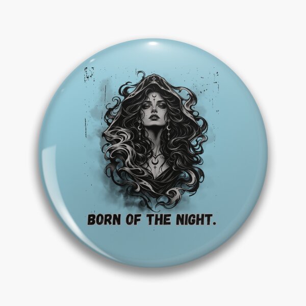 Artikelvorschau, Born of the Night Gothic Moon Priestess entworfen und verkauft von AhmadAnnaPrints.