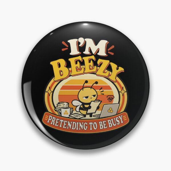 Item preview, Pretending to Be Busy Dead Pan Bee designed and sold by NATHA PALETTE.
