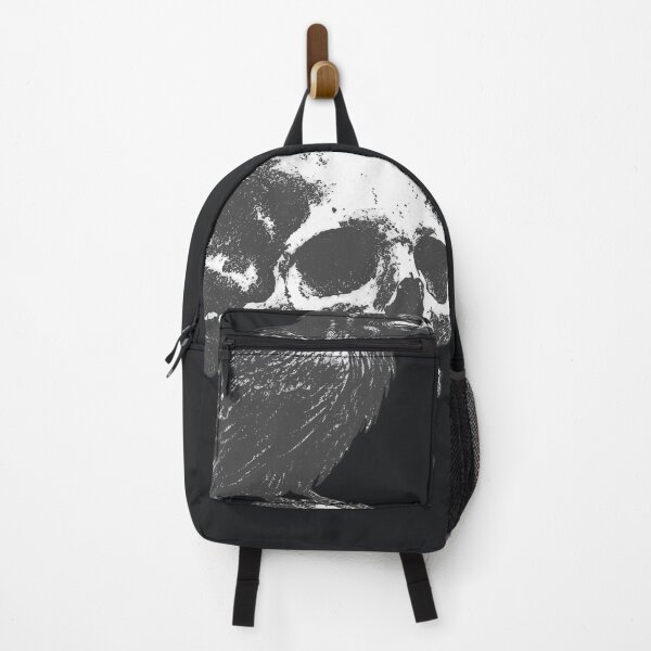 Item preview, Raven Skull designed and sold by CreepyCornerArt.