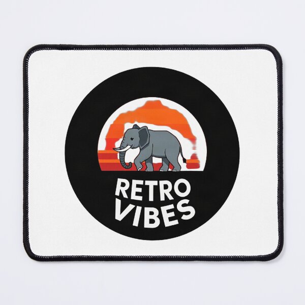 Item preview, Neon Synthwave Elephant Sunset Vibes designed and sold by Arc2020.