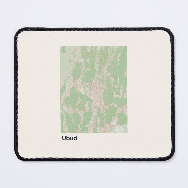 Item preview, Mapa minimalista de Ubud designed and sold by MapsNerd.