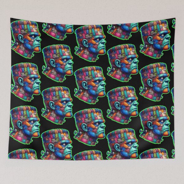 Item preview, Colorful Patchwork Monster Portrait designed and sold by BuiGargnh5nu.