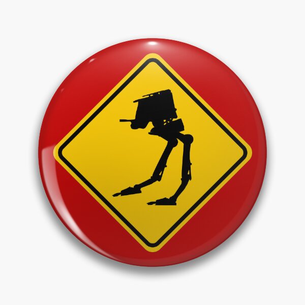 Item preview, AT-ST Crossing Sign designed and sold by Karate Octopus.