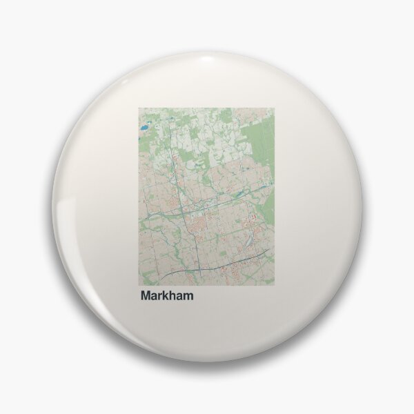 Item preview, Markham Minimalistic Map Art designed and sold by MapsNerd.