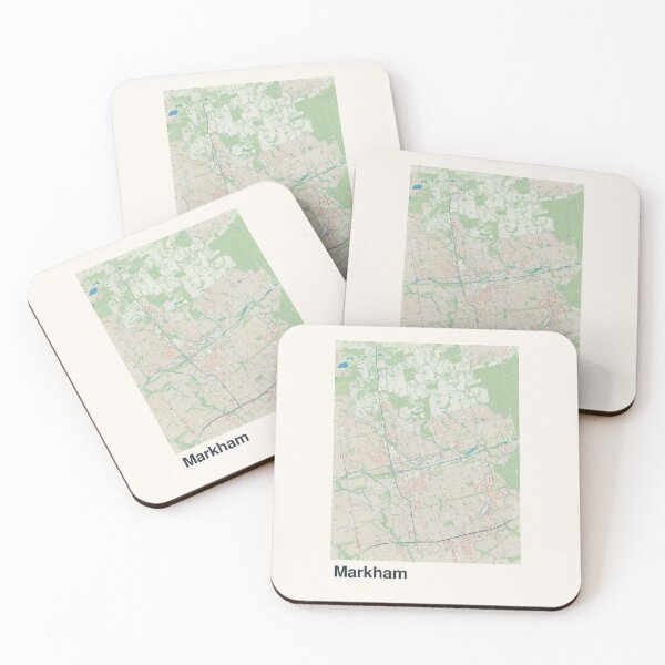 Item preview, Markham Minimalistic Map Art designed and sold by MapsNerd.