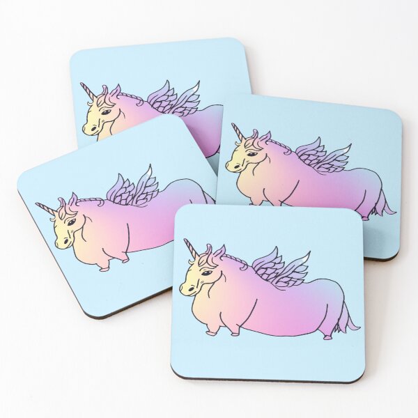 Item preview, Chubby Pastel Pegasus Unicorn designed and sold by MagicYana.