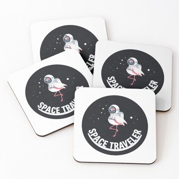 Item preview, Space Astronaut Flamingo Floating designed and sold by Arc2020.