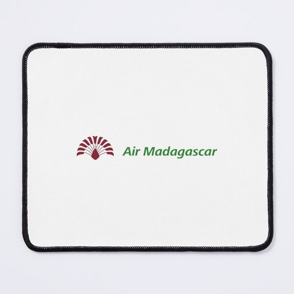 Artikelvorschau, Logo der Fluggesellschaft Air Madagascar mit dem Emblem der Reisendenpalme und grünem Text entworfen und verkauft von John  D Gonzalez.