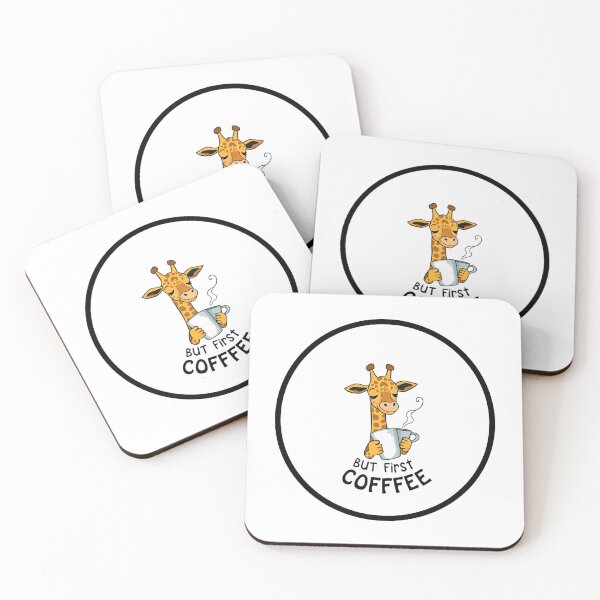 Item preview, Giraffe Drinking Morning Coffee designed and sold by Arc2020.