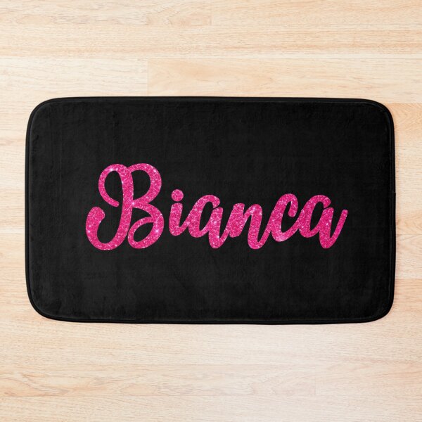 Item preview, Bianca Hot Pink Sparkly Personalised Name Design designed and sold by CamilasPrints.