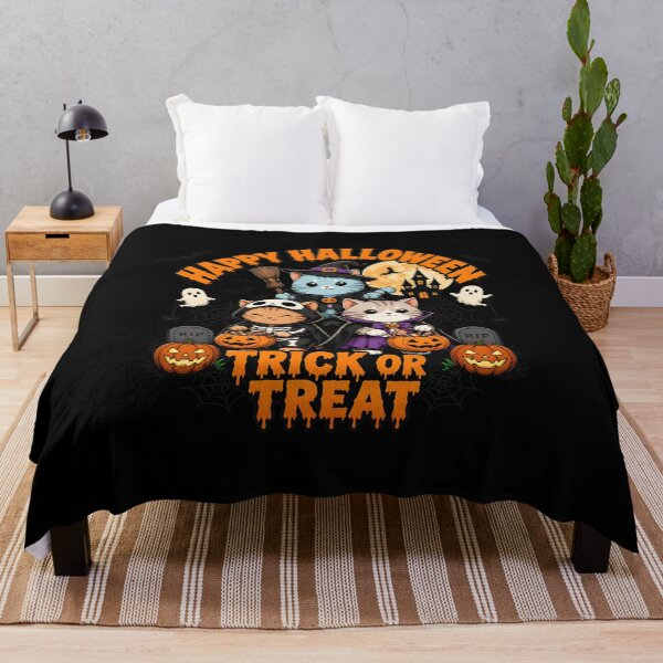 Item preview, Cat Happy Halloween Trick or Treat designed and sold by leocreatives.