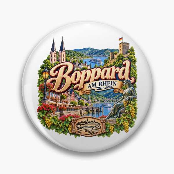Item preview, Boppard on the Rhine – Middle Rhine Wine Castles & Old Town designed and sold by Wandervogel123.