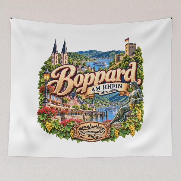 Item preview, Boppard on the Rhine – Middle Rhine Wine Castles & Old Town designed and sold by Wandervogel123.